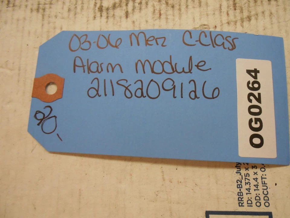 03-06 Módulo alarma mercedes clase c 2118209126 OG0264 Foto 4 de 4