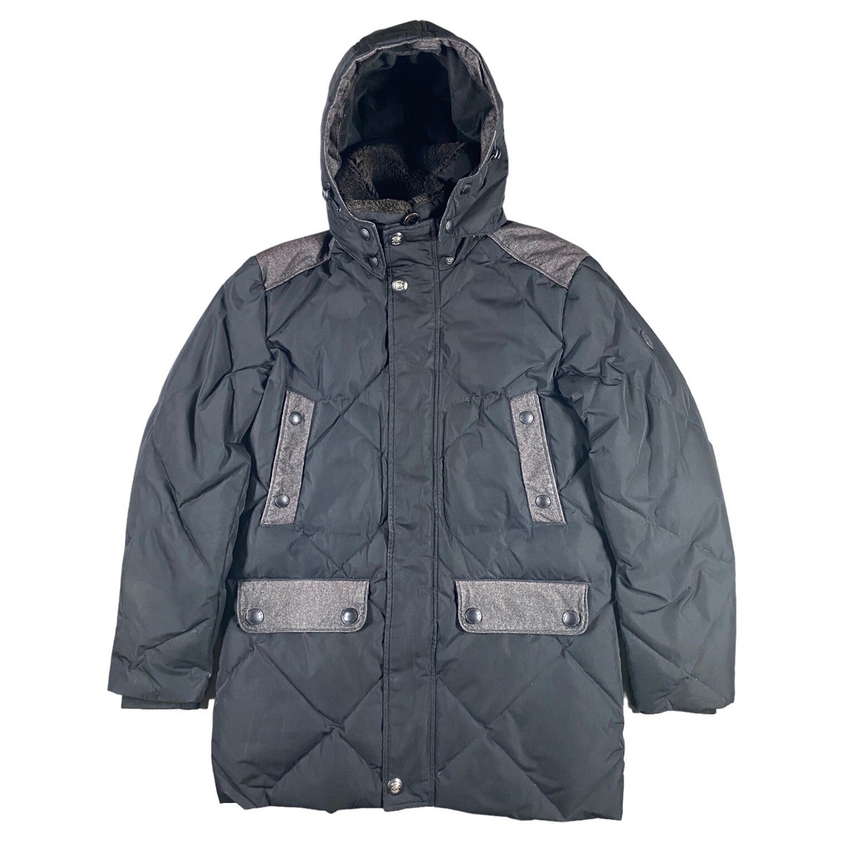 Wellensteyn ASPREY Jacket Parka Black Down Hooded Men's