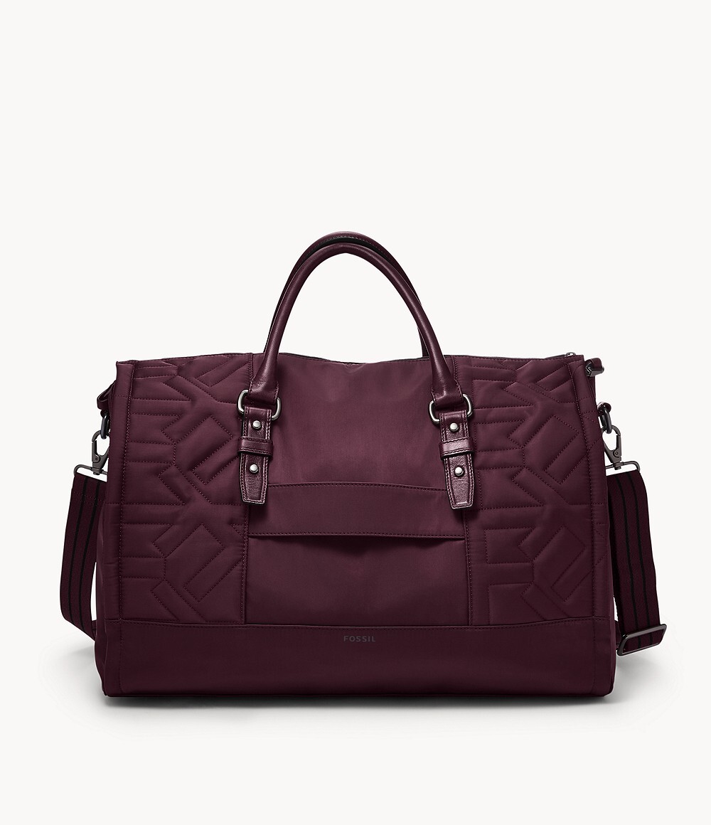 Sac Homme FOSSIL DILLON MBG9573540 Polyester Bordeaux