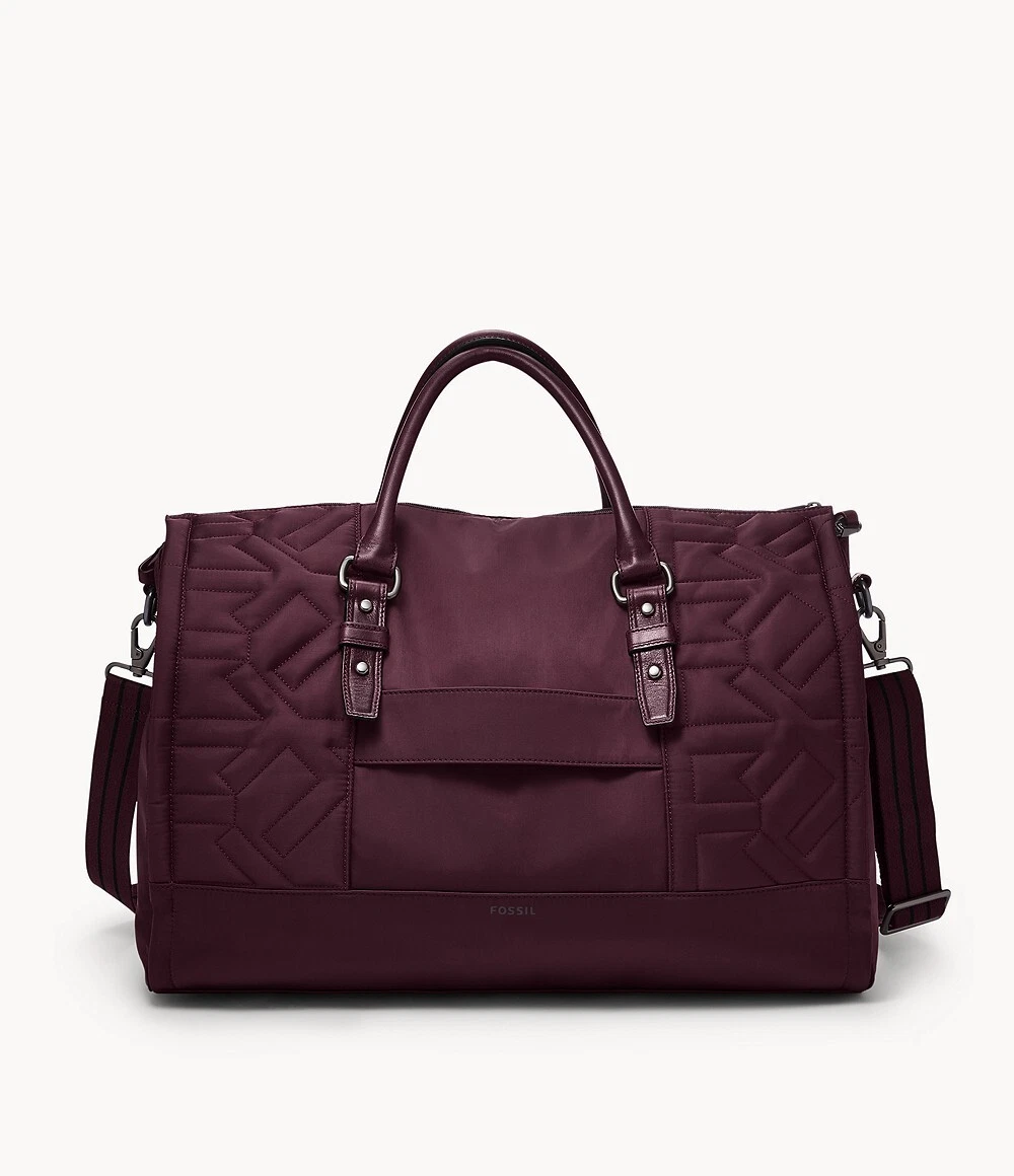Sac Homme FOSSIL DILLON MBG9573540 Polyester Bordeaux