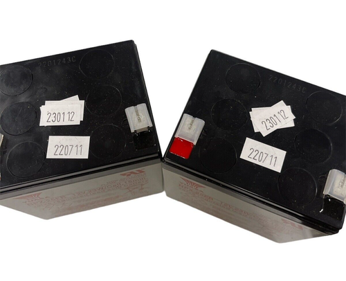 2 Genuine OEM Yuasa NPX-25FR 12V, 5Ah, 23WPC 15min Lead Acid Batteries - Picture 2 of 3