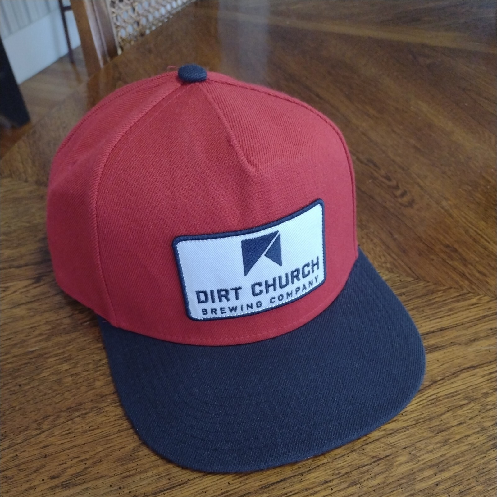 DIRT CHURCH BREWING Trucker Ball Cap Hat Snapback NEW, EAST HAVEN