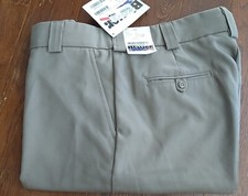 NEW Men's Blauer Pants - Flat Front Sz 37 x 32 Silver Tan 8560 - FREE SHIPPING