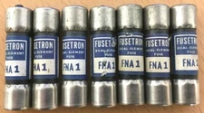 Cooper Bussmann Fusetron FNA1 Dual Element Fuse  (LOT OF 7)