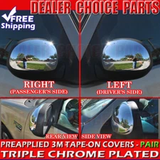 1997-2003 Ford F-150 1997-2002 Expedition Chrome Mirror COVERS w/o Turn Signal