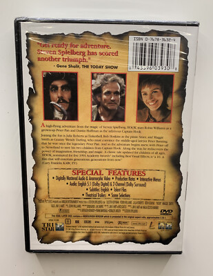 Hook (DVD, 1991) NEW & Factory Sealed | eBay