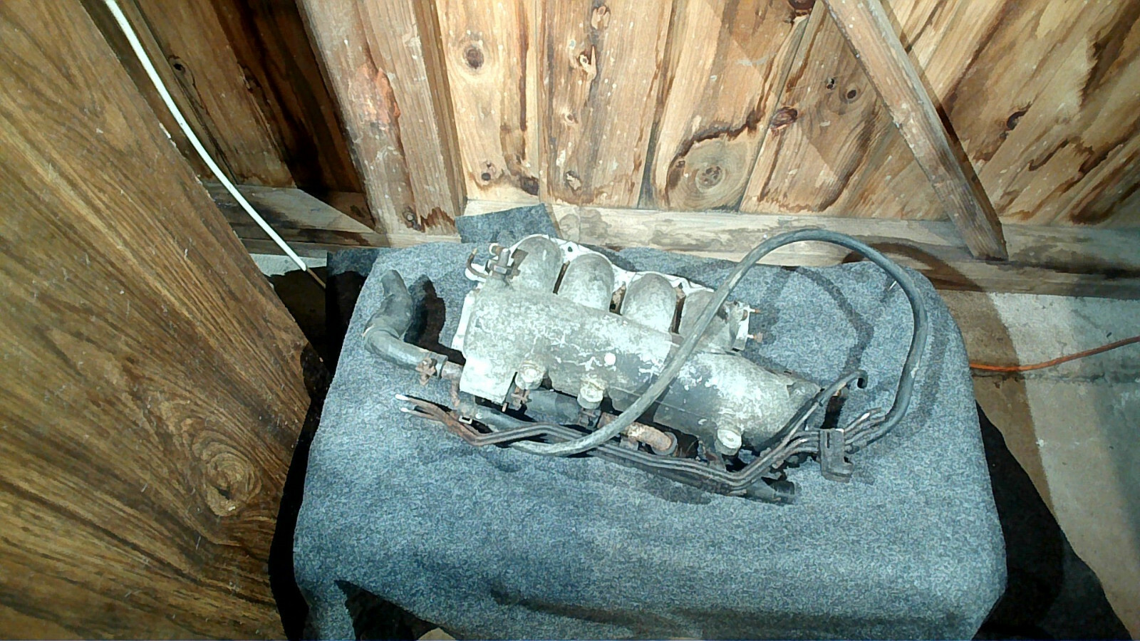 9194 Nissan 240sx S13 OEM KA24DE Upper Lower Intake Manifold 53F w