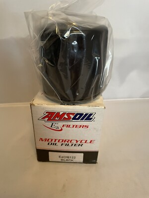 AMSOIL EaOM122 Motorcycle Oil Filter Black NOS