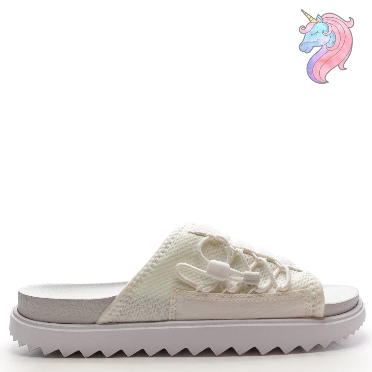 Nike Asuna Slide Slip on Sandals Slides White Photon Dust CW9707