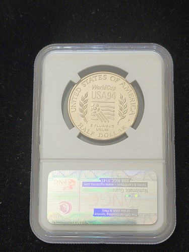 1994-P World Cup Commemorative Half Dollar Graded PF 69 Ultra Cameo by NGC - Picture 3 of 3