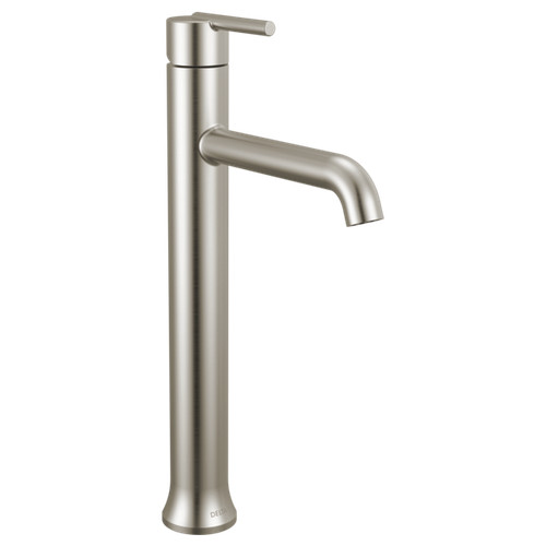 Delta Trinsic 1-Handle Vessel Bathroom Faucet Stainless-Certified Refurbished