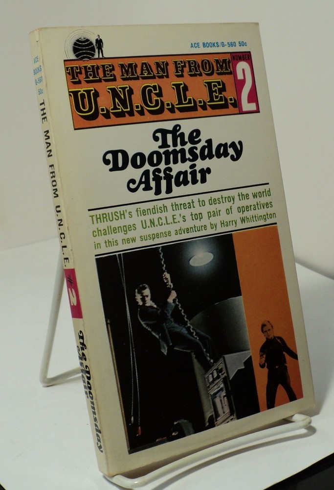 Man from UNCLE #2 Doomsday Affair Ace G-560 1965 TV Novelization  