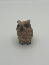 Vintage Stone Critters Littles Owl Figurine Made in USA-2”
