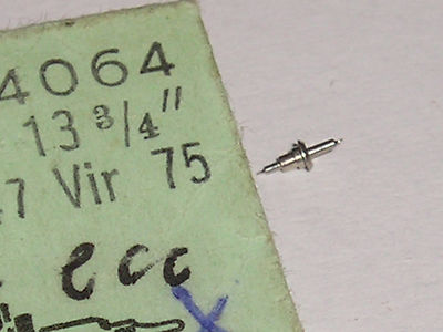 Axe De Balancier Landeron 48 51 - Part 723 - Acier Inox - Suisse - Neuf (Jamais Utilisé)