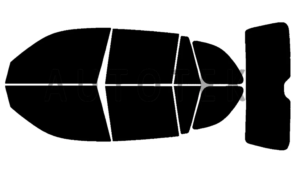 Película de ventana precortada cualquier tono % VLT para Toyota RAV4 2001-2005 películas tintadas Foto 2 de 4