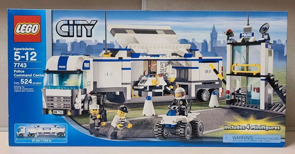 LEGO City: Police Command Center -# 7743 -Retired-2008- NEW- Factory Sealed  -HTF