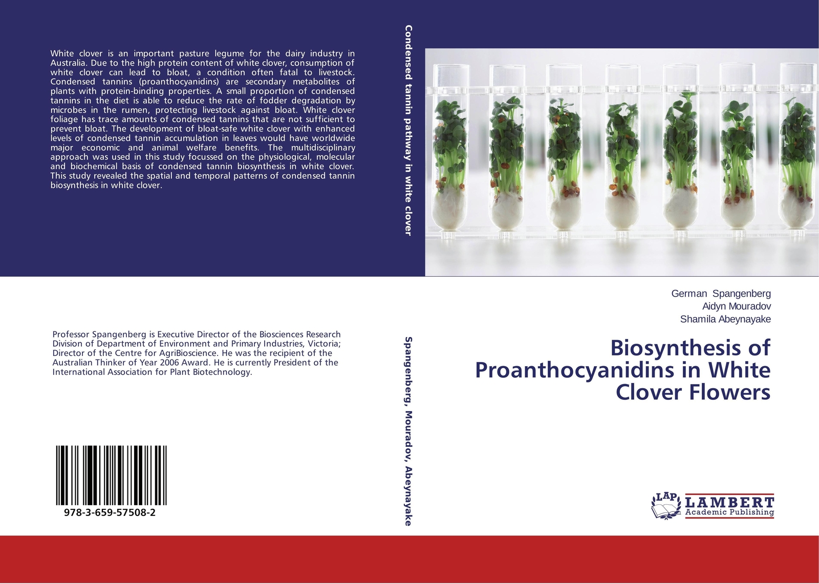 Biosynthesis Of Proanthocyanidins In White Clover Flowers Spangenberg