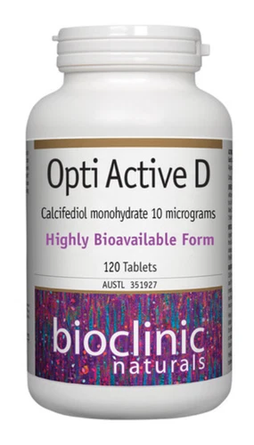 Bioclinic Naturals Opti Active D 120 Tabs
