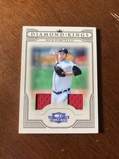 Rick Porcello Jersey Card, 044/100, 2008 Donruss Threads, Diamond Kings, #DK-57