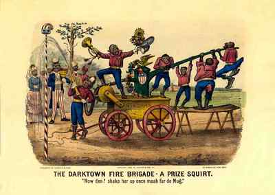 25 Feuerwehr A Prize Squirt 1885 Vintage Fotodruck A4