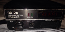Maxon RD2A Radar Detector With Power Cord Vintage Rare Collectible-SHIP 24 HRS