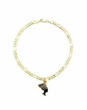 [Icemond] Queen Nefertiti Pendant Chain Anklet - 5 Styles