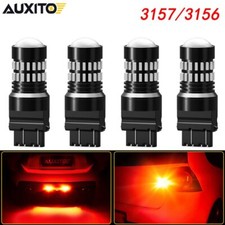 4x Auxito Led 3157 3156 Legal Bright Red Brake Stop Light Bulbs Turn Signal Hus 4x Auxito Led 3157 3156 Legal Bright Red Brake Stop Light Bulbs Turn Signal Hus