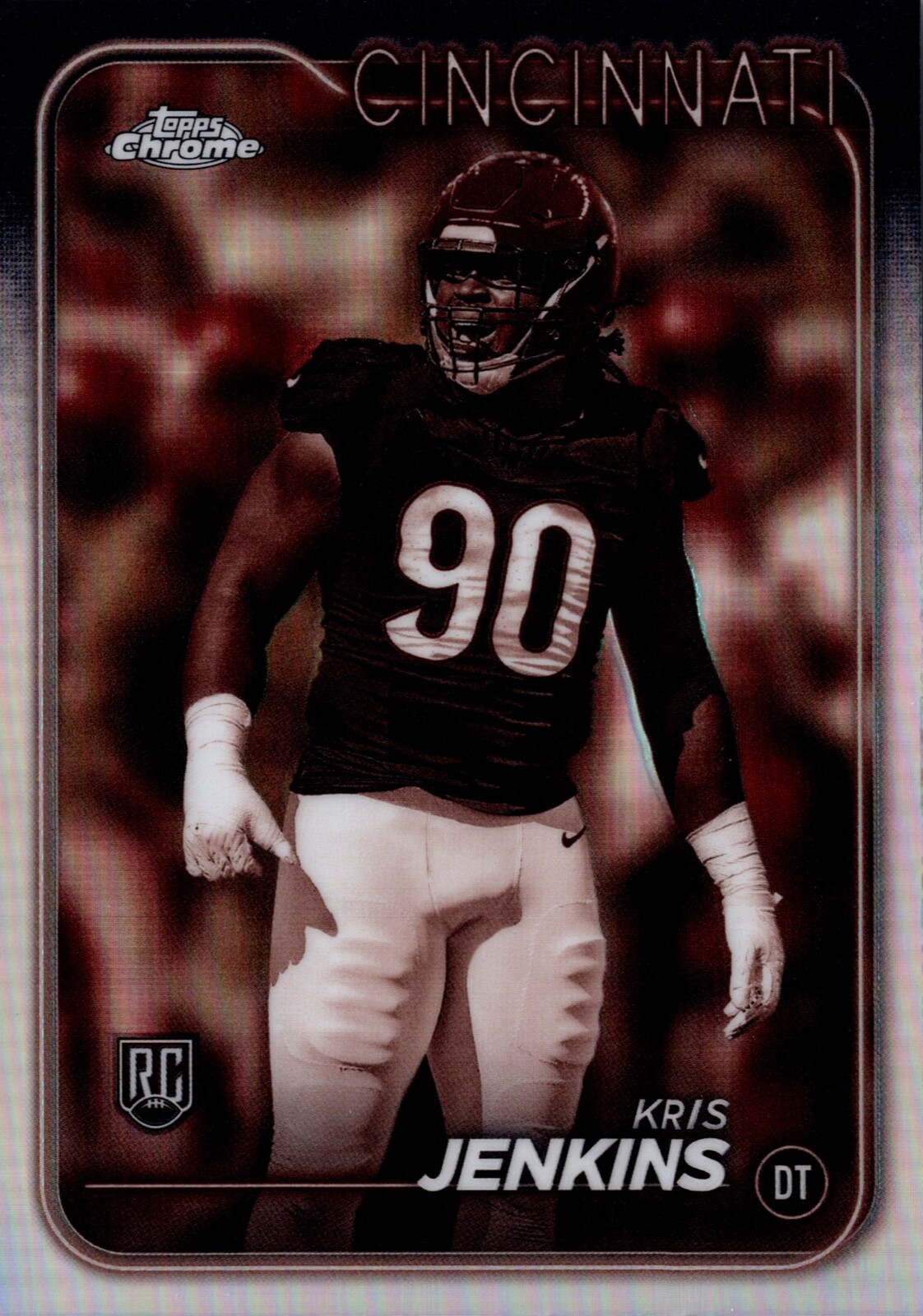 Kris Jenkins 2024 Topps Chrome Rookie Sepia Refractor #250 RC