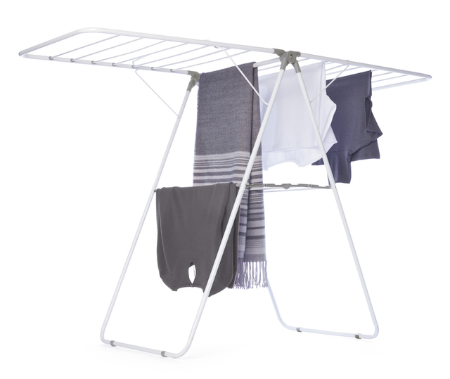 Clothes Horse Drying Rack Winged Airer Light Weight Hanger Fold