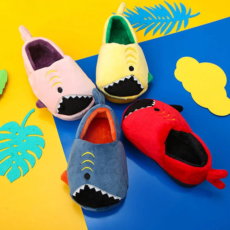 Baby Girls Kids Boys Toddlers Slip On Fuzzy Fur Lined Slippers Indoor Warm Shoes