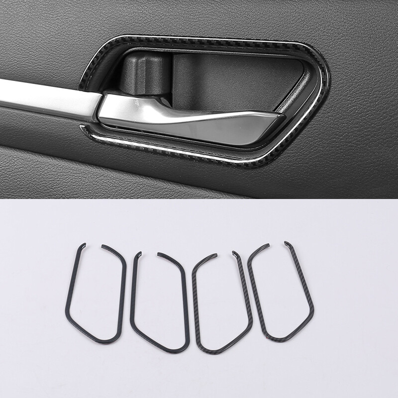 Carbon Fiber Accessories Inner Door Handle Cover Trim For Nissan Altima 19-2021