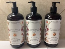 Crabtree Evelyn GINGER SPICE EVERYTHING NICE Hand Wash 3 16.9 oz x3 SOAP