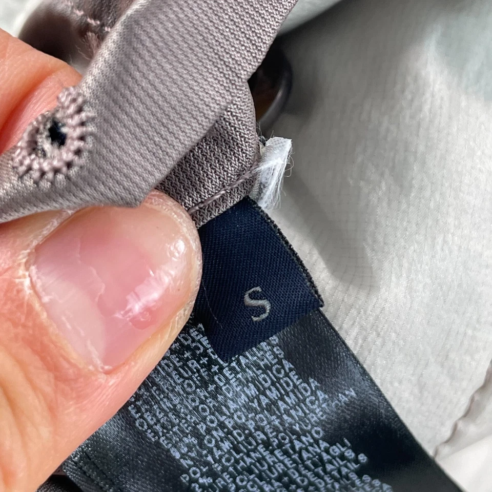 Zegna Sport Thermore Jacket Men Small Platinum Grey Button Zip Up Designer Work - Image 3 of 4