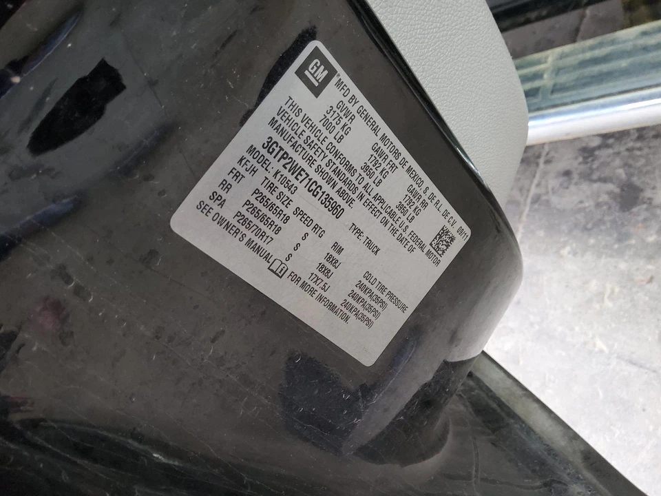 Cilindro maestro de freno usado se adapta a: camioneta GMC Sierra 1500 2012 grado A Foto 2 de 4