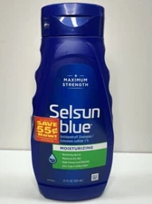 Selsun Blue Moisturizing with Aloe Dandruff Shampoo, 11 Fl Oz