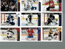 13/14 Panini Score NHL Hockey Goalies 13 Card Rask/Miller/MORE + Wrapper