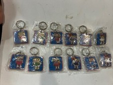 Lote De 12 Llaveros Muñeca Vintage Cabbage Patch Nuevo De Lote Antiguo 1983 Juego Completo Coleco