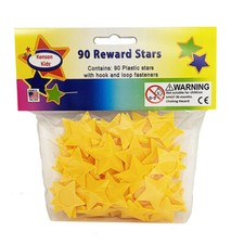 I Can Do It reward chart, 90 supplemental star pack  hook  loop by Kenson Kids