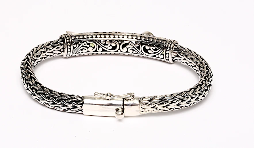 Mujer Phillip Gavriel Oro Amarillo 18K y Plata Oxidada Amatista W1125 Foto 4 de 4