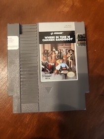 Where In Time Is Carmen Sandiego -- NES Nintendo Original Classic Authentic Game
