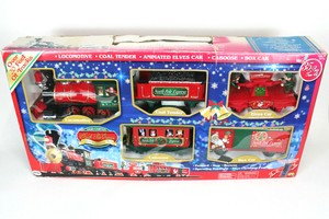 musical christmas train set