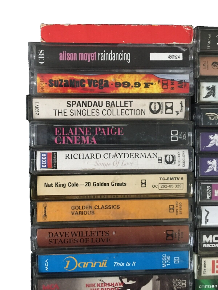 Cassette Tape Bundle Job Lot 40 Various Rock & Pop artists eBay