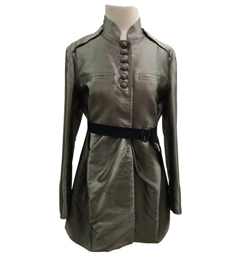 VALENTINO by Mario Valentino Baby Leather Belt in Peacock Green NWT Valentino By Mario Valentino Baby Leather Belt - Peacock  main image 2