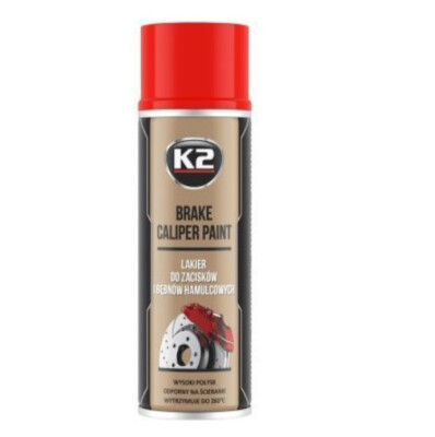 Bremssattel ROT Hochglanz Hitze 260°C beständig Lackspray 400ml K2-L346CE
