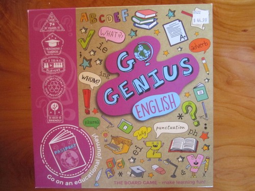 GREAT GAME GO GENIUS ENGLISH THE BOARD GAME NEW IN BOX GREAT ** MUST SEE *** - Picture 3 of 3