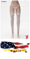 VERYCOOL 1/6 Sexy Woman white Lace Garter Stockings w/ Briefs Kumik Phicen ❶USA❶