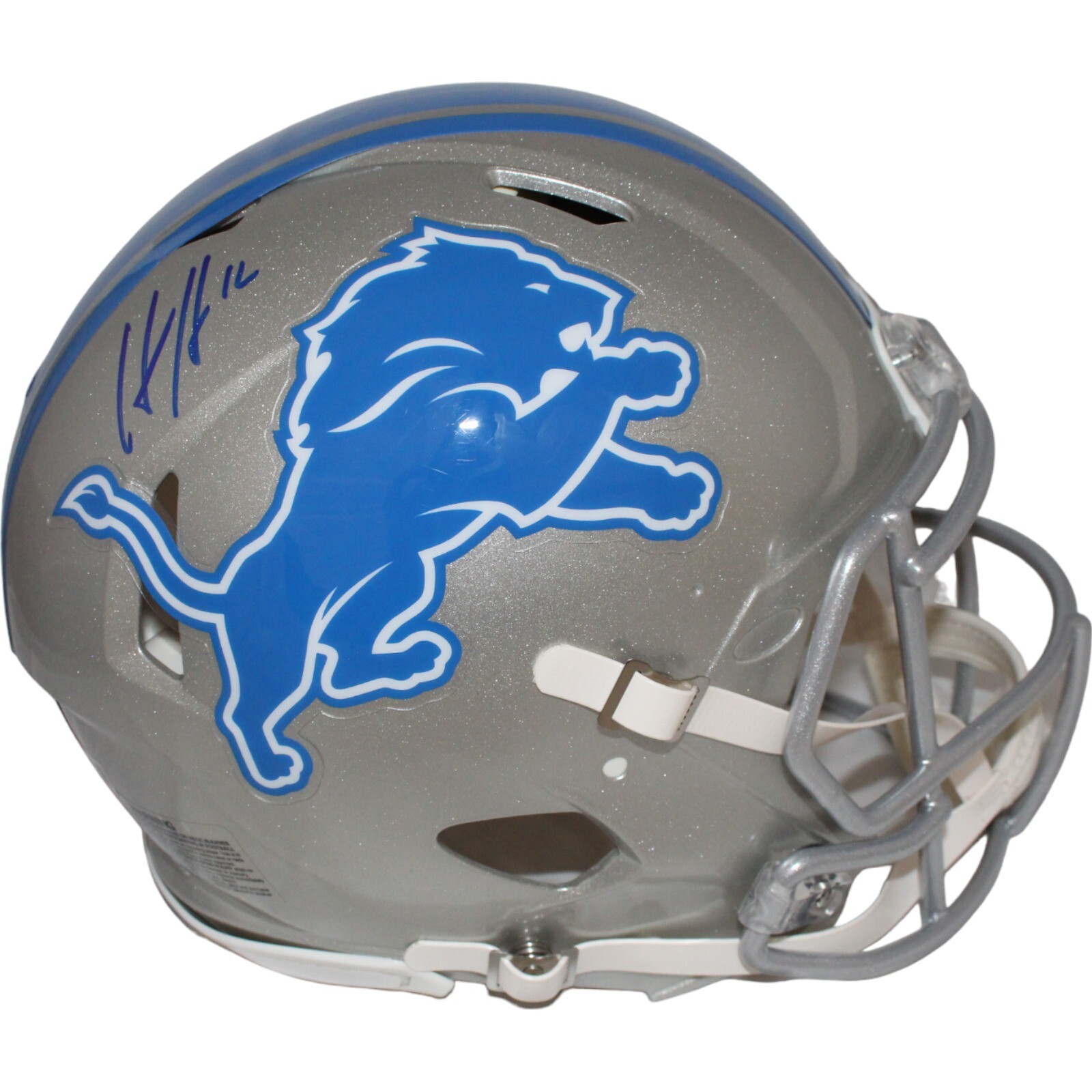 Hendon Hooker Autographed Signed Detroit Lions Pro Helmet Beckett 