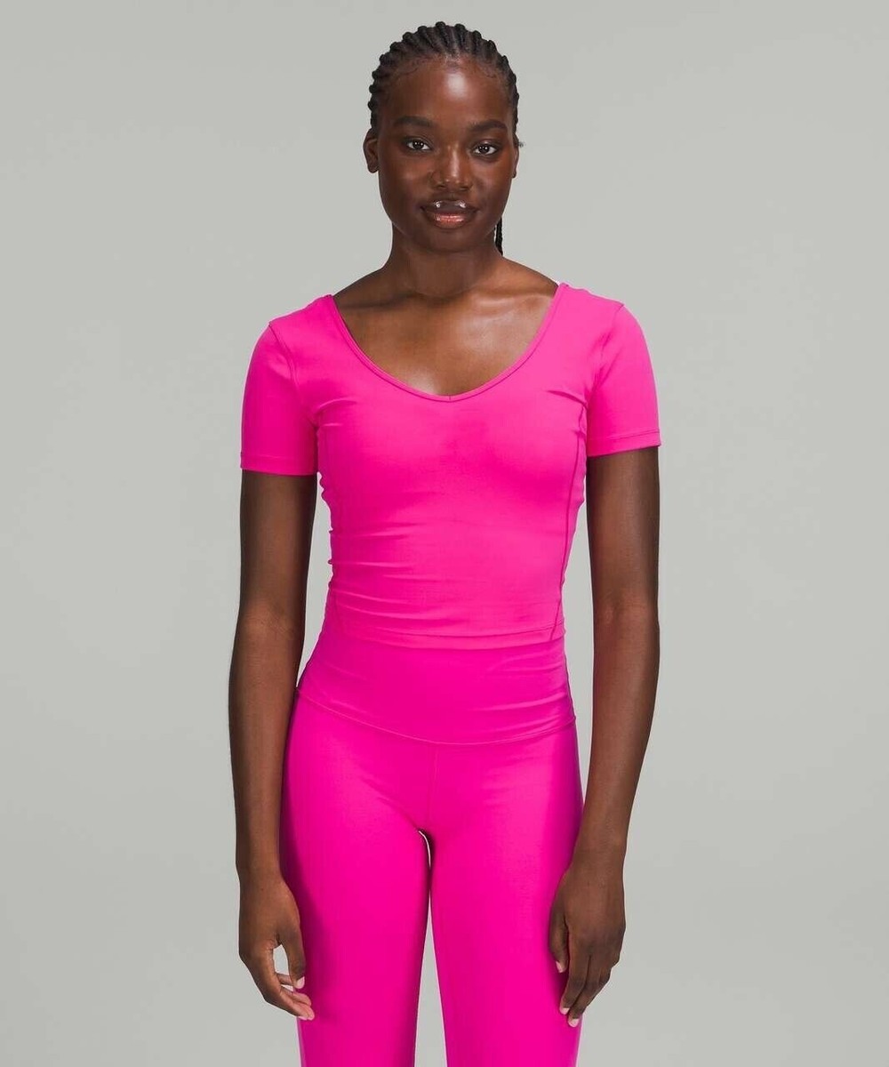 Lululemon Align Tee Sonic Pink 4 NEW | eBay