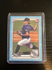 2020 Bowman Draft Case Williams 1st Bowman Sky Blue Paper  /499 BD-23