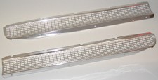 1959 Chevy Impala El Camino Bel Air Biscayne Hood Grill Screens Pair 59c-8214 1959 Chevy Impala El Camino Bel Air Biscayne Hood Grill Screens Pair 59c-8214